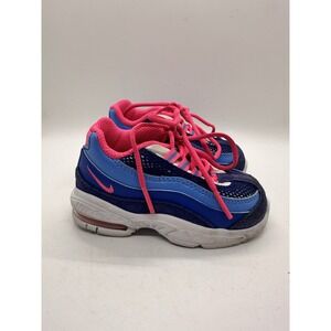 NIKE Air Max '95 LE GS‎ Toddler Girls SZ 6C Trainers Blue Pink White 310833-401
